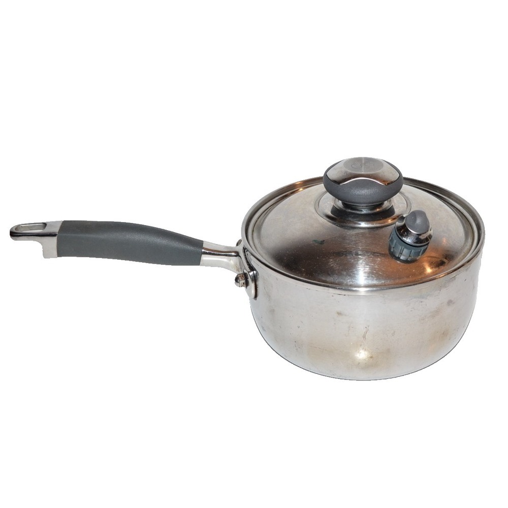 Royal Prestige 2 Qt Sauce Pan Lid T-304 Surgical Stainless Steel 9-ply Italy